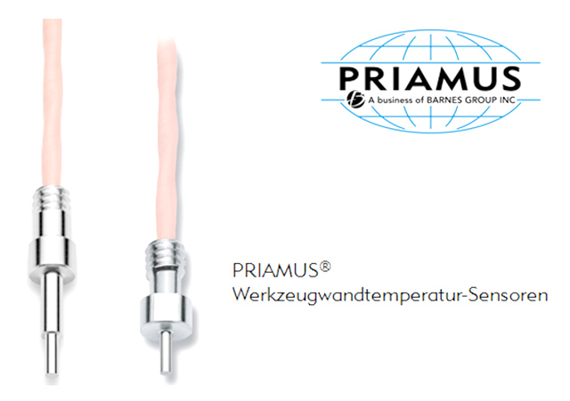 Cavity temperature sensor in Plastic Industry by PRIAMUS 