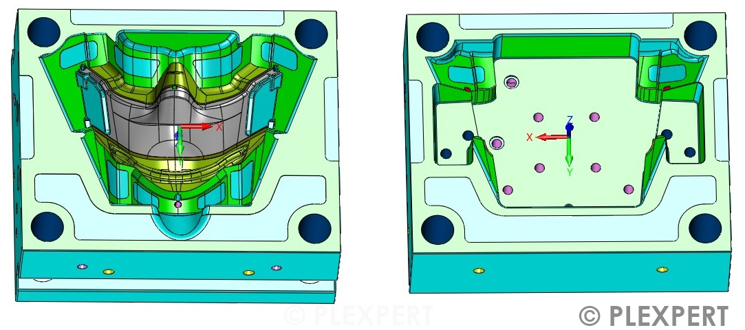Mold plate in Injection Molding